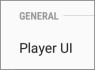 → Player UI